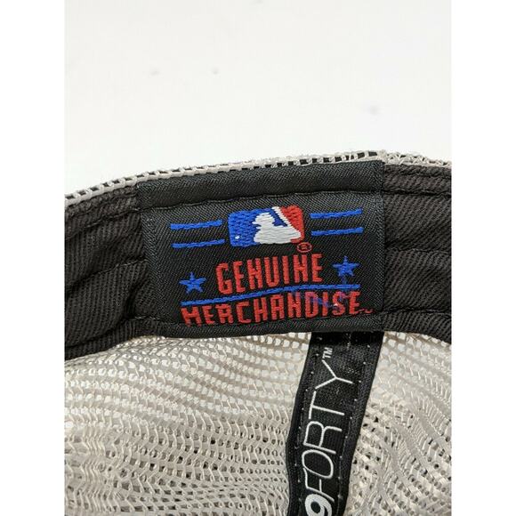 New Era 9Forty MLB Red Sox Patriotic Hat Snapback Meshback OSFM Black & White - Picture 11 of 11